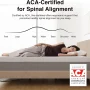 Novilla Bliss King Size Mattress, 10 Inch Gel Memory Foam King Mattress in a Box for Cool Night Sleep & Pressure Relief with Spine Alignment, Motion Isolation, CertiPUR-US Certified - Image 2