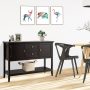 Wooden Sideboard Buffet Console Table with Drawers and Storage - Image 1