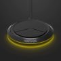 RapidX Prismo RGB Wireless Charger,10W Max Fast Wireless Charging Pad Compatible with iPhone 14/14 Plus/14 Pro/14 Pro Max/13/13 Mini/SE 2022/12/11/X/8,Samsung Galaxy S22/S21/S20,AirPods Pro 2(Black) - Image 2