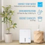 Keystone - 50 Pint 7.2 Quart Capacity Dehumidifier with Electronic Controls - White - Image 2