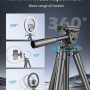 UBeesize 12 inch Ring Light with Stand, Selfie Ring Light with 50" Extendable Tripod Stand & Phone Holder for Live Stream/Makeup/YouTube Video - Image 4