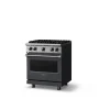 Viking - 30 in. Wide 4 Burner Professional 5 Series 4.0 Cu. Ft. Freestanding Gas Convection Range - Cast Black - Image 2