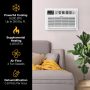 Whirlpool - 350 sq ft 8,000 BTU Through the Wall Air Conditioner with Supplemental Heat - White - Image 4