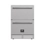 Forno Appliances - Cosenza 24" Built-In Indoor/Outdoor Drawer Freezer with Ice Maker - Stainless Steel - Image 1
