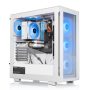 Thermaltake - LCGS View i460T V2 Gaming Desktop Intel Core i7- 14700F, 32GB DDR5 RAM, NVIDIA GeForce RTX 4060 Ti, 1TB NVMe M.2 - White - Image 3