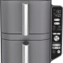 Ninja - DoubleStack XL 10 QT, 6-in-1, 2-Basket Air Fryer, Space Saving Design - Gray - Image 2