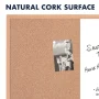 Quartet Combination Board, 17" x 23", Dry-Erase & Cork, Oak Frame (35-380402Q) - Image 3