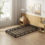 Maenizi 4 inch Twin Box Spring Heavy Duty Metal Mattress Foundation Bed Base with Fabric Cover, Easy Assembly - twin - Image 3