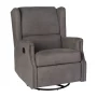 Jillean Upholstered Wingback Manual Rocking Glider Recliner Chair with 360° Swivel - Image 3