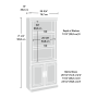 Sauder Heritage Hill Engineered Wood 5-Shelf Bookcase in Classic Cherry - Image 3
