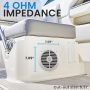 Pyle 6.5 Inch Dual Marine Speakers - 2 Way Waterproof and Weather Resistant Outdoor Audio Stereo Sound System with 120 Watt Power, Polypropylene Cone and Cloth Surround - 1 Pair - PLMR67W (White) - Image 3
