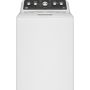 GE - 4.5 Cu. Ft. High-Efficiency Top Load Washer with Spanish Control Panel - White with Matte Black - Image 1