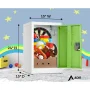 629-Series 24 in. H 1-Tier Steel Storage Locker Free Standing Cabinets for Home, School, Gym in Green 2 Pack - Image 4