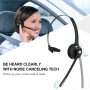 2x Office Trucker Bluetooth Headset Noise Cancelling Wireless Headphone with Mic - Image 2