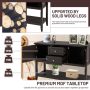 Wooden Sideboard Buffet Console Table with Drawers and Storage - Image 5