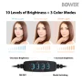 Bower 12” Studio Light USB Power Ball-Head Mount 62" Adjustable Tripod 3 Colors 10 Brightness Levels In-Line Remote - Image 5