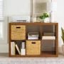 Better Homes & Gardens 6 Cube Storage Organizer, Acorn - Solid Black - Image 4