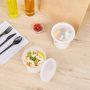 Restaurantware-Asporto 24 Ounce To Go Boxes, 100 Microwavable Round Soup Containers - Clear Plastic Lids Included, Do Not Contain BPA, Clear Plastic Soup Containers, Disposable - Image 6