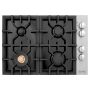 ZLINE - 30 in. Wide 4 Burner Gas Cooktop with (RC-BR-30-PBT) - Black - Image 4