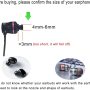 Sports Earbuds Tips Replacement Ear Fins Wingtips Noise Isolation Replacement Eartips Adapters for in Ear Earphones 4mm to 6mm Nozzle Attachment 3 Pairs Left and Right Balck - Image 2