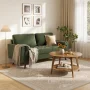 Brumback 70" Velvet Square Arm Sofa - Gray Velvet - Image 6