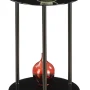 Convenience Concepts Designs2Go Classic Two-Tier Round End Table in Black Glass - Image 4
