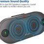 Besign BK06 Bluetooth 5.0 in Car Speakerphone with Visor Clip, Wireless Car Kit for Handsfree Talking, Motion Auto On, Siri Google Assistant Support, Dual 2W Speakers - Image 2