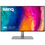 BenQ - AQCOLOR PD3225U 31.5" IPS Black LED 4K P3 Mac Compatible Designer Monitor (HDMI/DP/Thunderbolt 3 85W) - Metallic Gray - Image 1