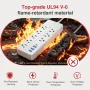 Lefree Surge Protector Power Strip with USB Ports 4-Foot Extension Cord - 12 Outlet for Indoor/Office Use, White - Image 4