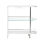 Adolfo Rectangular 2-tier Home Bar Table White High Gloss - Image 2