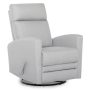 Dream On Me Chatham Nursery Glider Recliner and Rocking Chair in Gray, 360° Swivel Motion, Smooth Rocking Motions, FSC and Greenguard Gold Certified - Image 3