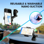 Base Para Poner Sujetar El Telefono En Carro Soporte Celular Movil GPS Coche 360 - Image 3