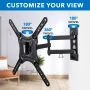 Mount-It! Full Motion TV Wall Mount with Swivel Arm for 28" 32" 40" 43" 48" 50" 55" Inch Flat Screen TVs - Image 5