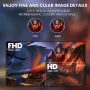 CRUA 27" 165Hz/180Hz Curved Gaming Monitor - FHD 1080P,FreeSync,1800R Frameless Computer Monitor, 1ms GTG, DP&HDMI Port, Black - Image 2