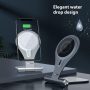 Nillkin Magnetic Wireless Charger Adjustable, Fast Wireless Charging Stand Compatible Magsafe for Apple iPhone 15 14 13 12 Pro/Pro Max, Silver - Image 5