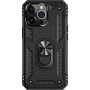 SaharaCase - Kickstand with Belt Clip Case for Apple iPhone 13 Pro - Black - Image 1