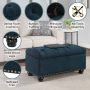 Convenience Concepts Designs4Comfort 7th Avenue Storage Ottoman Bench - Image 4