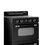 Unique Appliances - 30 in. Wide 5 Elements Classic Retro 3.9 Cu. Ft. Freestanding Electic Convection Range with Glass Top and Storage Drawer - Midnight Black - Image 2