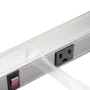 3 ft. 8-Outlet Aluminum Power Strip with Power Cord - Image 5