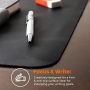 Extended Mouse Pad by Leather Nomads 36" x 15.7", Black | Genuine Leather Desk Mat | Desk Blotter, Mouse and Keyboard Pad | Non Slip Desk Pad | Black Desk Mat | Keyboard Mats for Desk | Computer Pad - Image 6