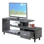 Convenience Concepts Seal II 1 Drawer 65 inch TV Stand with Shelves, Cappuccino - Image 4