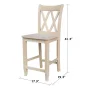 41 in. Double X-Back Stool - Image 6