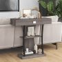 Console Table with Drawer and 2-Tier Shelves for Entryway Living Room - Image 2