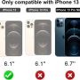 iPhone 13 Wallet Case with Credit Card Holder for Women Men PU Leather Wallet Case for iPhone 13 Case 6.1 inch (Blue) - Image 6