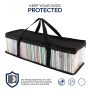 2 Pack CD Storage Bags Transparent Media Storage CD Holder Case with Handles - Image 3