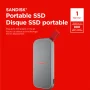 SANDISK - 1TB External USB 3.2 Gen 2 Type C Portable SSD - Gray - Image 4