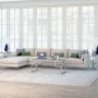 Zander Glass Top Coffee Table - Image 5