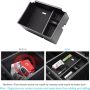 CDEFG Center Console Organizer Tray for 2022 Santa Cruz Pickup Truck Armrest Storage Box Secondary Insert Tray Container ABS Material 2022+ Santa Cruz Interior Accessories (Black Mat) - Image 4
