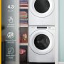 Whirlpool - 4.3 Cu. Ft. High Efficiency Stackable Front Load Washer with 35 Cycle Options - White - Image 3