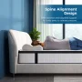 Inofia King Mattress 12“ Hybrid Gel Memory Foam Mattress with 870 Individually Wrapped Pocket Coils, Medium Firm Support, Mattress in a Box, King Size - Image 4